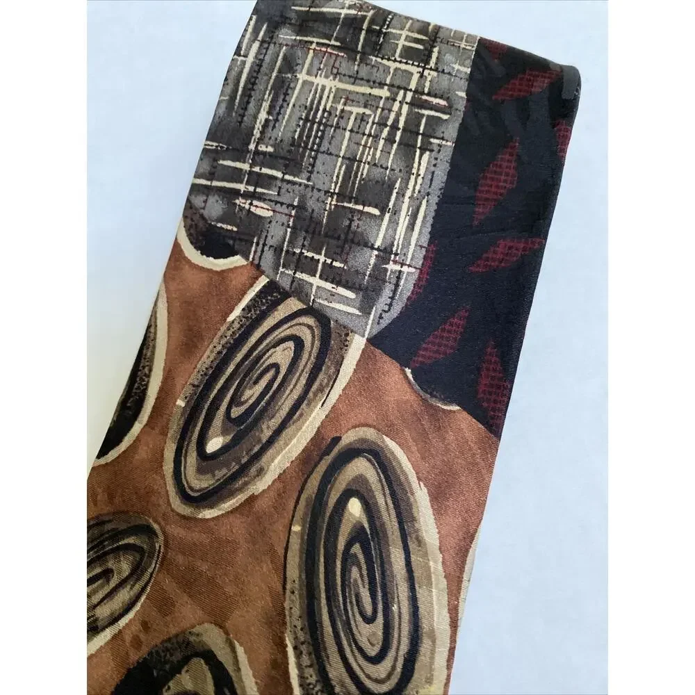 CHEZ ROFFE Bold Abstract Art Deco Urban Artsy‎ Necktie.